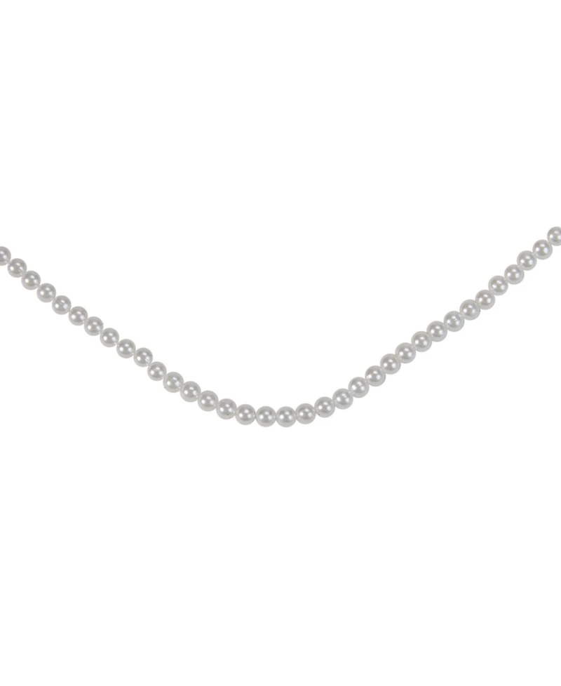 Northlight Faux Pearl Beaded Christmas Garland-Unlit