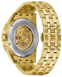Bulova Men's Automatic Classic Sutton Gold-Tone Stainless Steel Bracelet Watch 46mm
