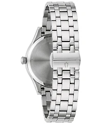 Bulova Women's Classic Diamond-Accent Stainless Steel Bracelet Watch 36mm