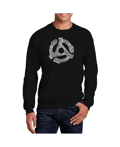 La Pop Art Word Record Adapter Crewneck Sweatshirt