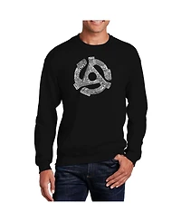 La Pop Art Word Record Adapter Crewneck Sweatshirt
