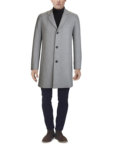 Cole Haan Men's Melton Classic-Fit Topcoat