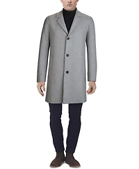 Cole Haan Men's Melton Classic-Fit Topcoat