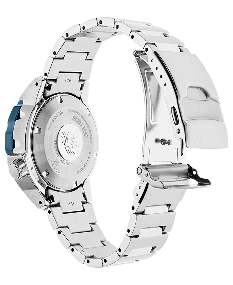 Seiko Men's Automatic Prospex Stainless Steel Bracelet Watch 42.4mm