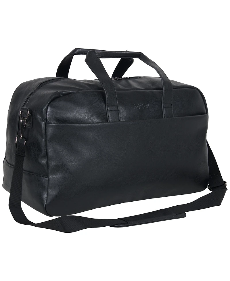 Kenneth Cole Reaction 20" Faux Leather Lightweight Carry-On Travel Duffel