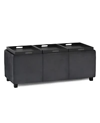 Simpli Home Avalon Storage Ottoman
