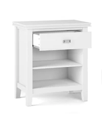 Simpli Home Artisan Solid Wood Bedside Table