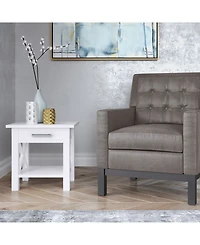 Simpli Home Kitchener Solid Wood End Table