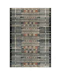 Liora Manne' Marina Tribal Stripe 6'6" x 9'4" Outdoor Area Rug