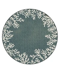 Liora Manne Carmel Coral Border Rug