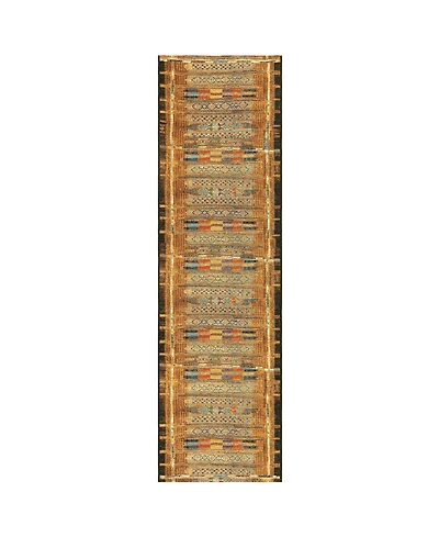 Liora Manne' Marina Tribal Stripe 1'11" x 7'6" Runner Rug