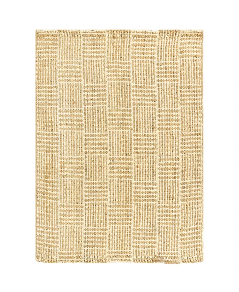 Liora Manne Terra Squares Neutral 8'3" x 11'6" Area Rug