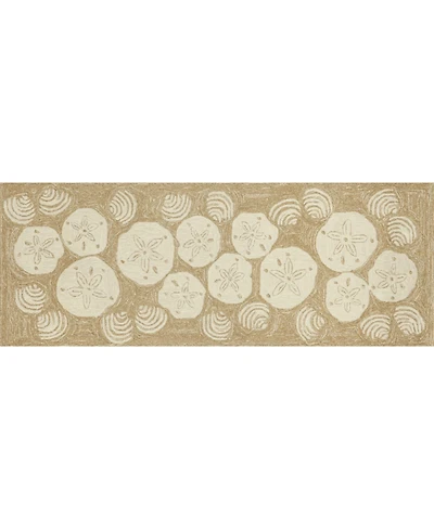 Liora Manne' Frontporch Shell Toss 2' x 5' Runner Rug