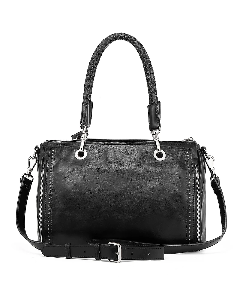 Old Trend Women's Genuine Leather Lily Satchel Bag