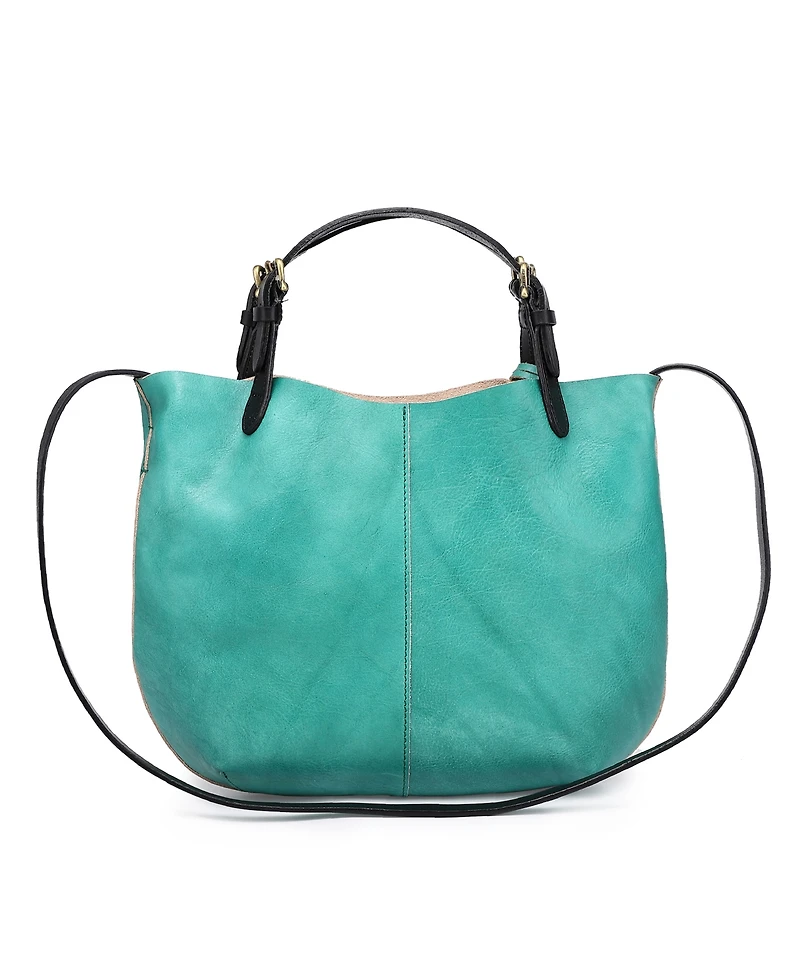 Old Trend Women's Genuine Leather Dip Dye Tote