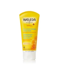 Weleda 2-In-1 Gentle Baby Shampoo and Body Wash with Calendula Extracts, 6.8 oz