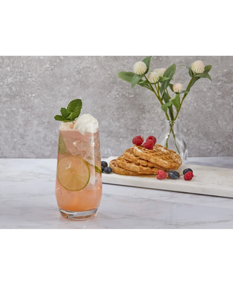 JoyJolt Gwen Highball Glasses, Set of 4