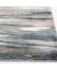Closeout! Portland Textiles Urban Exposure Shamoli Blue 5' x 7'6" Area Rug