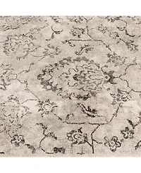 Closeout! Portland Textiles Alexia Tago Silver 5' x 7'3" Area Rug