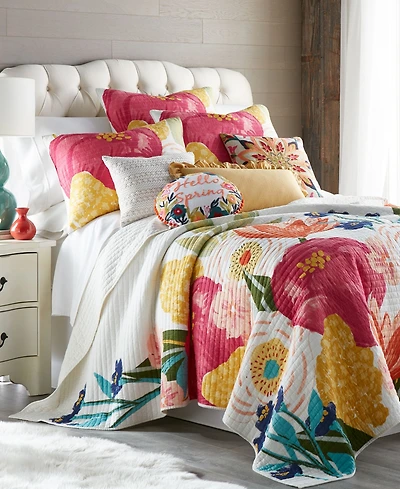 Levtex Grandiflora Overgrown Garden 3-Pc. Quilt Set, King