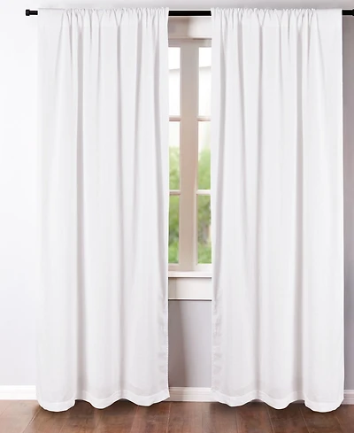 Levtex Washed Linen Relaxed Solid Window Panel Set, 50" x 84"