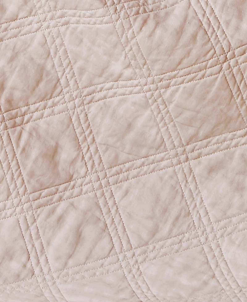 Levtex Washed Linen Reversible Quilted Throw, 50" x 60"