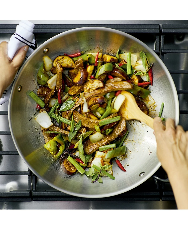 KitchenAid 5-Ply Clad Stainless Steel 15" Induction Wok