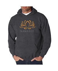 La Pop Art Men's Word Hooded Sweatshirt - Namaste