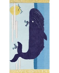 Momeni Atticus Atc-2 Blue 4' x 6' Area Rug