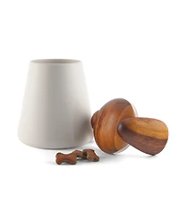 Nambe 7.5" Dog Treat Jar