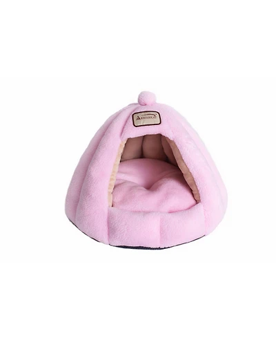 Armarkat pumpkin Like House Cat Bed For Indoor Cats, Tent with Removable Washable Cushioned Pillow C95GFS Soft PInk