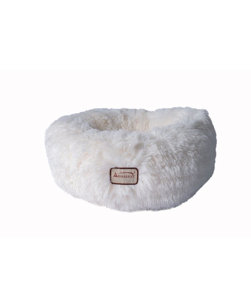 Armarkat Cuddler Bed C70NBS-s, Ultra Plush And Soft Warming Donut Pet Bed