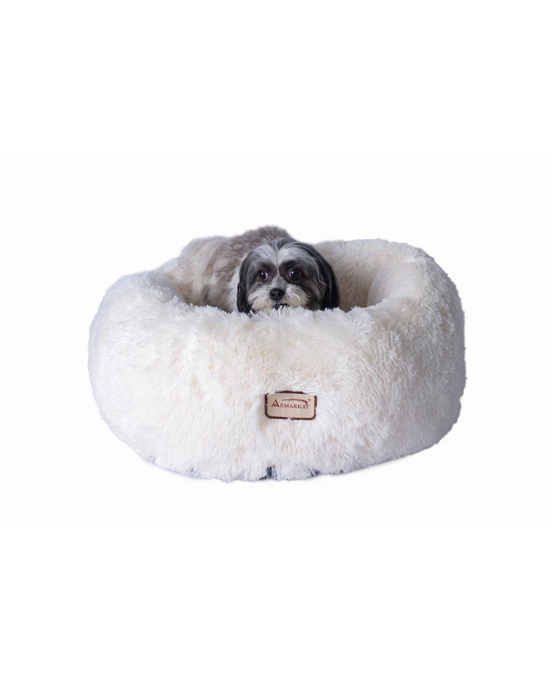 Armarkat Cuddle Bed C70NBS-m, Ultra Plush And Soft Warming Donut Pet Bed