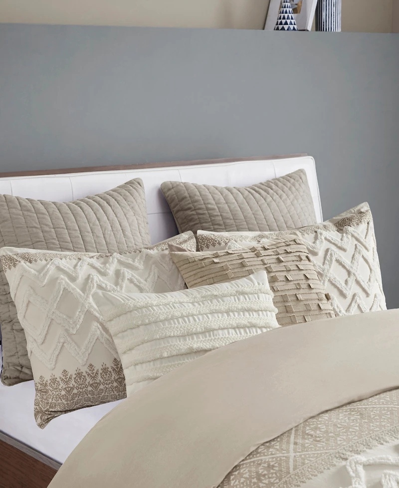 Ink+Ivy Mila Chenille 3-Pc. Duvet Cover Set, King/California King
