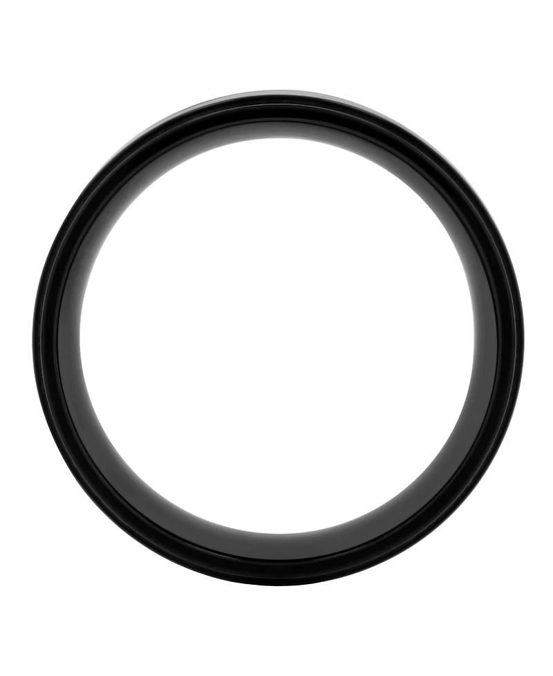 Macy's Men's Weave Inlay Lightweight Titanium Wedding Band