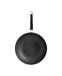 Joyce Chen Professional Series 12" Carbon Steel Excalibur Nonstick Stir Fry Pan with Phenolic Handle