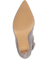Journee Collection Women's Markie Rouched Stiletto Dress Booties