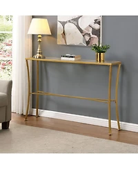 Christopher Glass Top Console Table