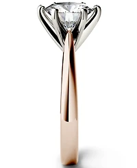 Moissanite Solitaire Engagement Ring 1-9/10 ct. t.w. Diamond Equivalent in 14k White, Yellow or Rose Gold