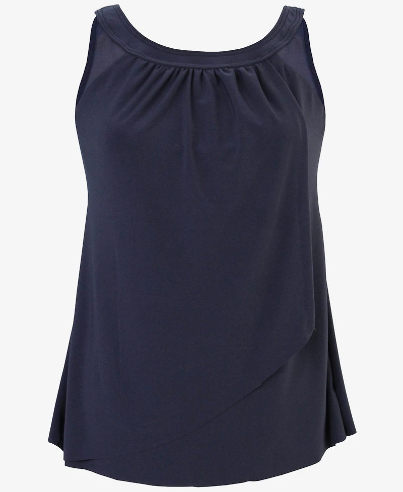 Miraclesuit Plus Illusionists Ursula Underwire Tankini Top