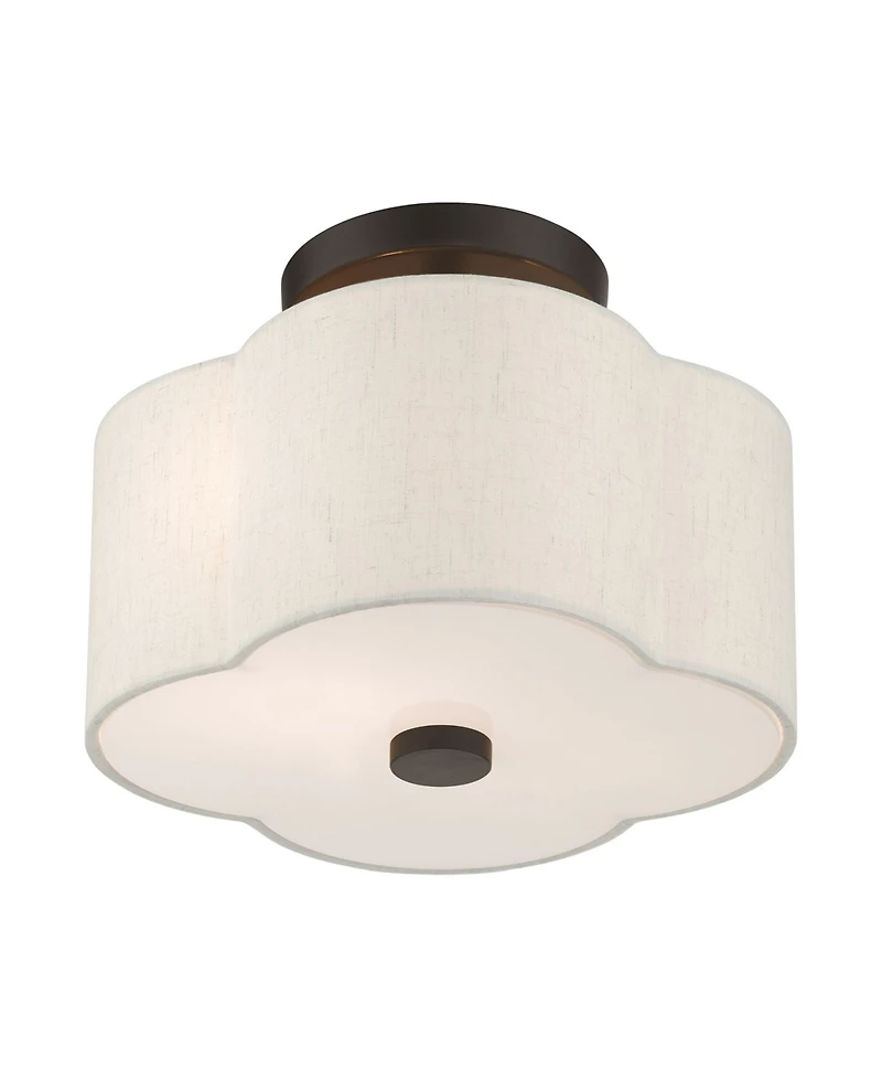 Solstice 2 Lights Semi Flush