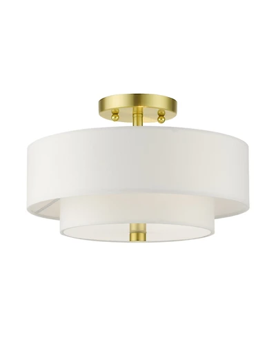Meridian 2 Lights Semi Flush