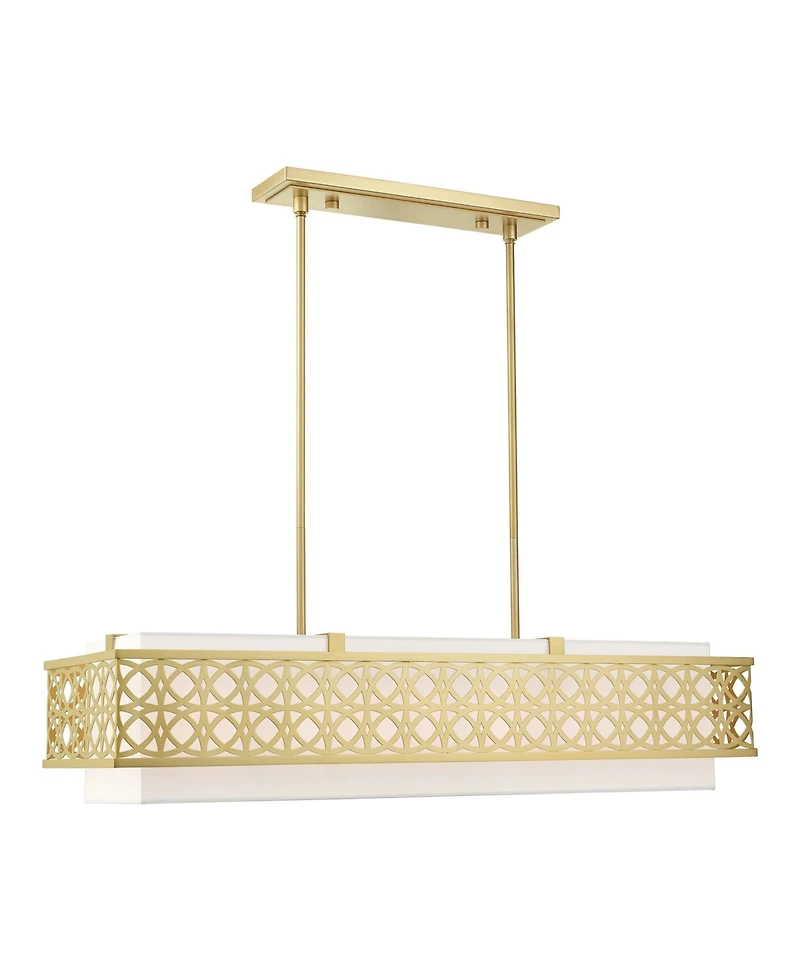 Calinda 6 Lights Linear Chandelier
