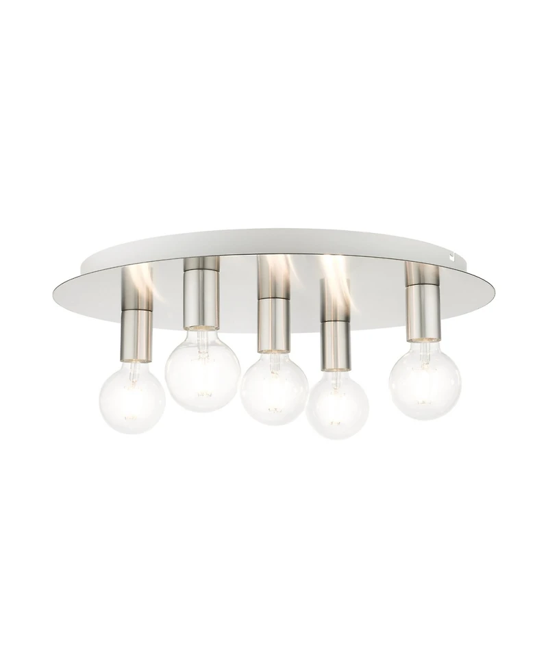 Hillview 5 Lights Flush Mount