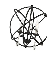 Aria 3 Lights Convertible Chandelier or Semi Flush