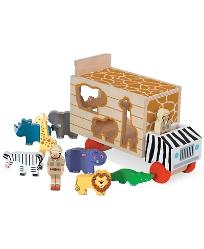 Melissa and Doug Kids Toys, Animal Rescue Shape-Sorting Truck