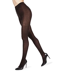 MeMoi Women's Cashmere Blend Flat Knit Sweater Tights
