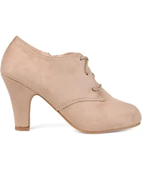 Journee Collection Women's Leona Lace Up Dress Shooties