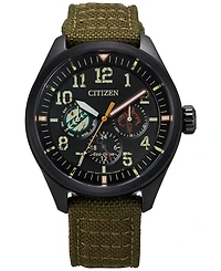 Star Wars by Citizen Boba Fett Cordura Fabric Strap Watch 43mm