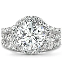 Charles & Colvard Moissanite Bridal Set (3-5/8 ct. t.w. Diamond Equivalent) 14k White Gold
